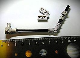 Lego Technic Teile mit verstellbarem Scharnierstein etc.