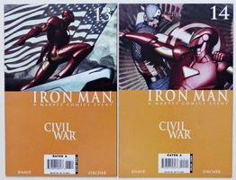 IRON MAN #13-14 COMPLETE CIVIL WAR TIE-IN MARVEL 2006