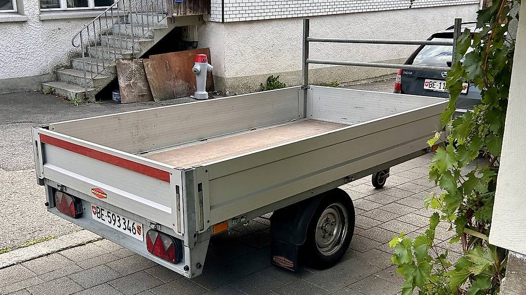 Böckmann Rimorchi: Böckmann Anhänger 2514/135 Hochlader – Usato da Reichenbach i. K. venduto da Arve70 2