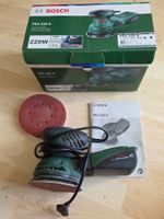 Exzenterschleifer Bosch PEX 220 A mit Zubehör im Karton