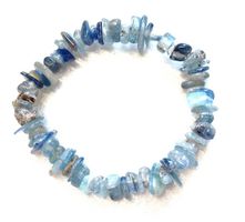 💎 Kyanit Armband - Blautöne
