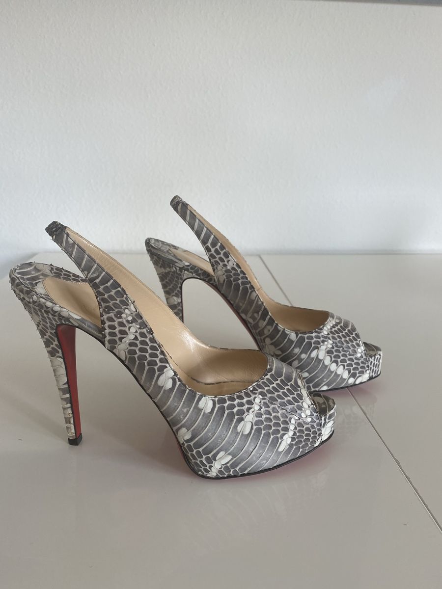 Christian Louboutin Damenschuhe: Christian Louboutin Sling Python T40 – Neu (gemäss Beschreibung) aus Kilchberg ZH von elo_lr6s 1