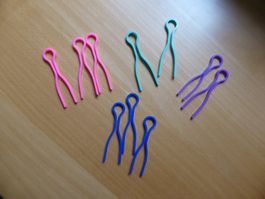 10  Spulenclips - Fadenspule & Unterspule zusammen