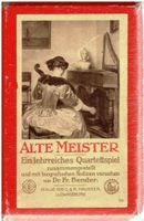 Antikes Quartettspiel Alte Meister