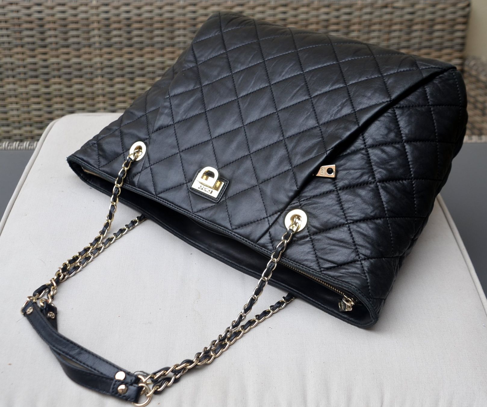 DKNY Borse da donna: Tasche DKNY Quilted sac Leder / cuir – Usato da Collonges venduto da arashee 1