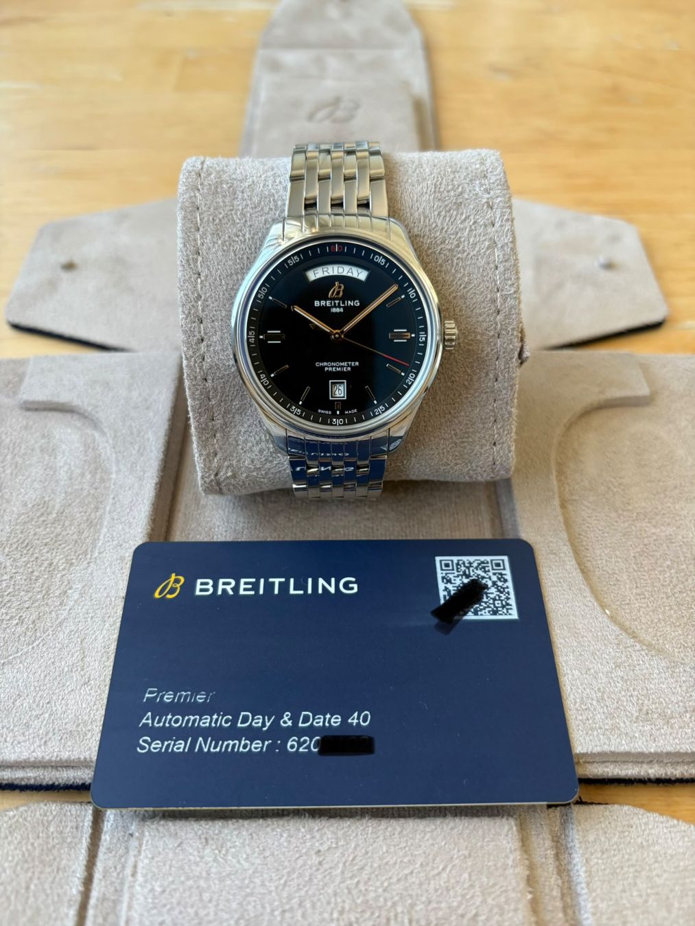 Breitling Uhren: BREITLING Premier Day Date Automatic 40 Fullset – Gebraucht aus Birsfelden von Mynos 2