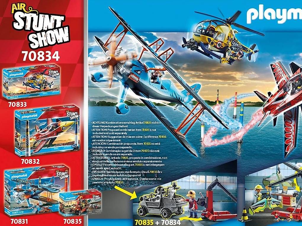 Playmobil Giocattoli: Playmobil Air Stuntshow Servicestation 70834 – Nuovo e nell'imballaggio originale da Birsfelden venduto da der-Wegweiser 8