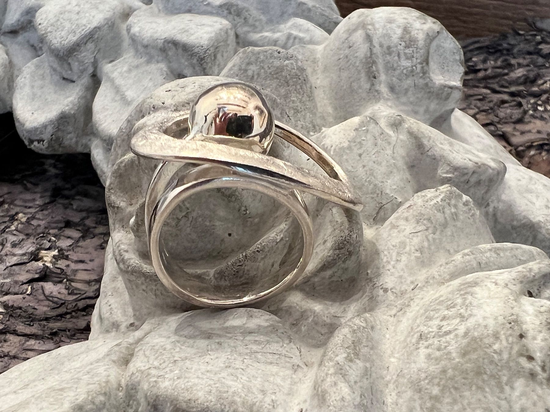 Ringe: Designer Ring aus einer Silberschmiede G 58  Sterling Silver – Neu (gemäss Beschreibung) aus Bern von Jiffy 6