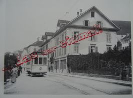 Zug Bahnhof Schönegg Tram anno dazumal