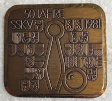 Medaille, Schweizerischen Sportkegler-Verbandes (SSKV).