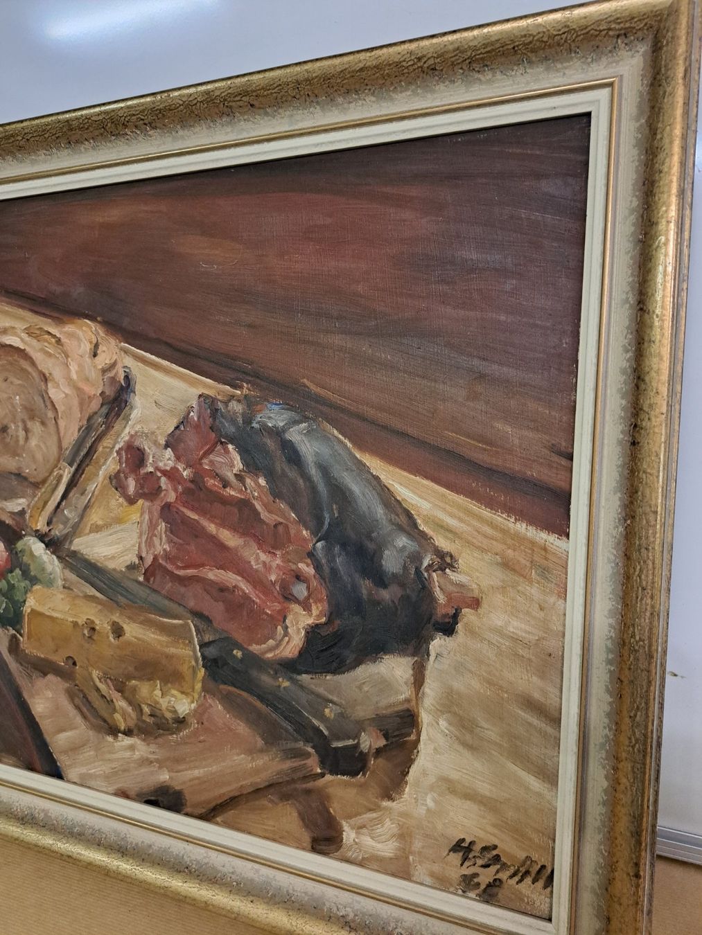 Dipinti: Gemälde Öl auf Holz Signiert – Usato da Grossdietwil venduto da hufi10 3