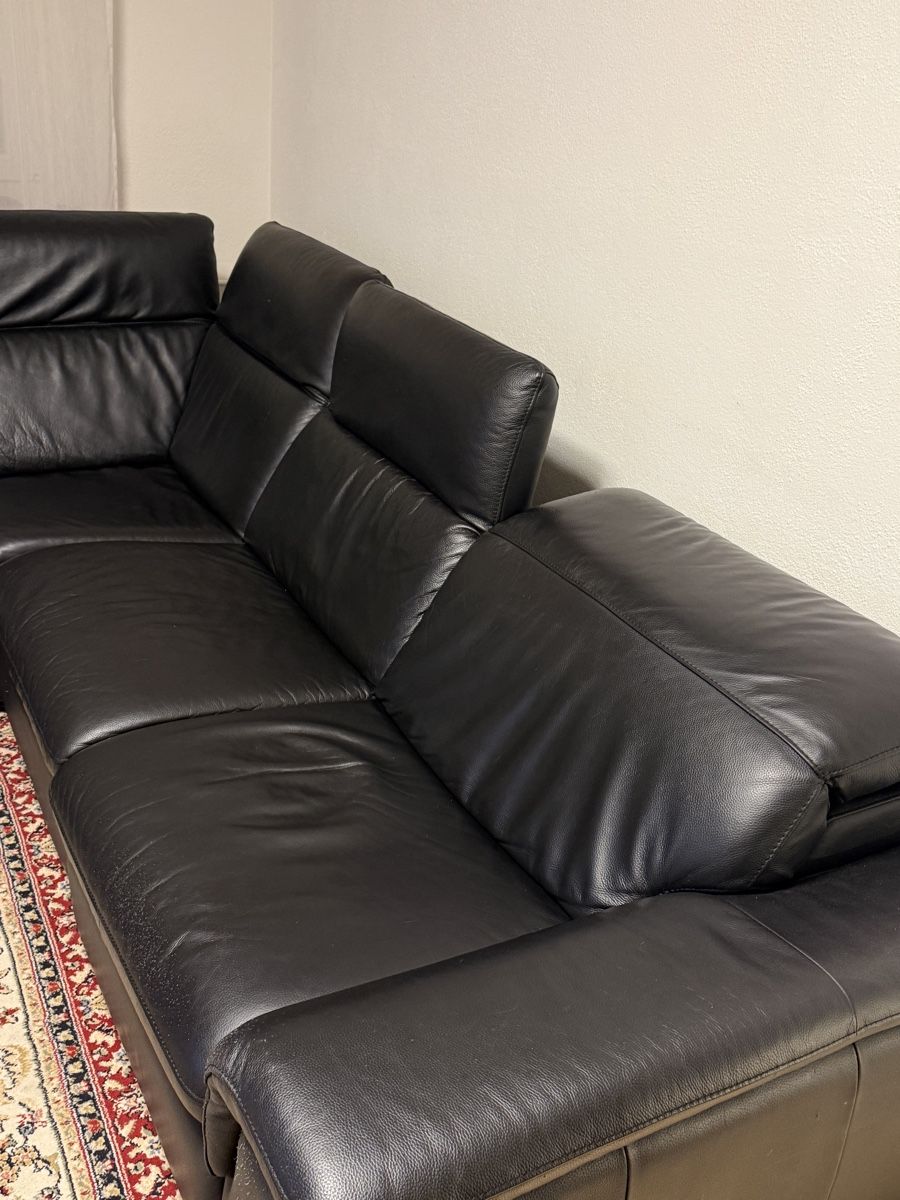 Sofas: Sofa aus echtem Leder – Gebraucht aus Trasadingen von Kaffee.mann 4