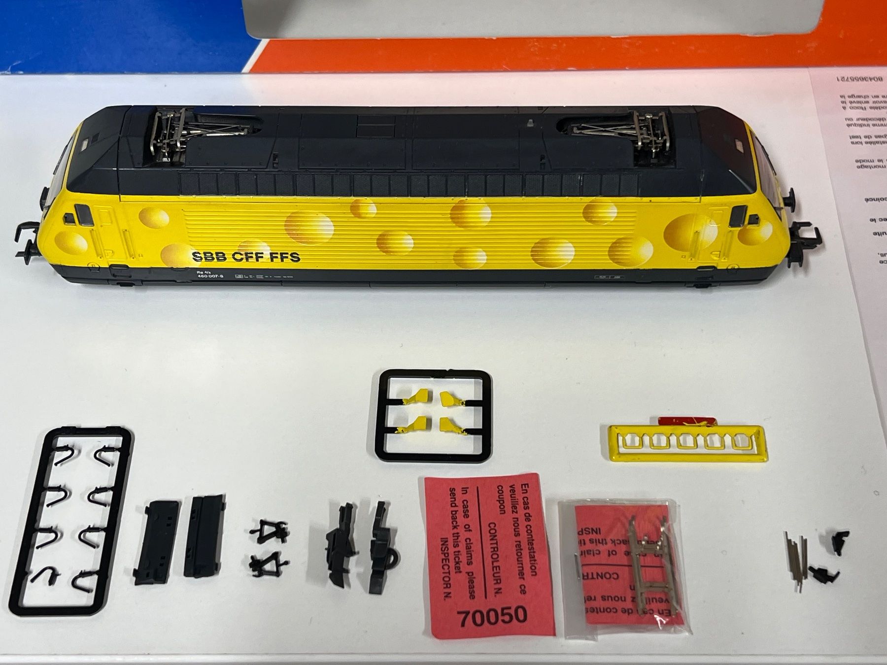 Roco Modellini di ferrovie: Staiber  CHÄS Lok  RE 460 AC H0 Digital – Usato da Geroldswil venduto da TopTrain54 1