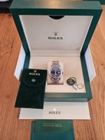 Rolex Day-Date 40 mm Weißgold blau römisches Zifferblatt