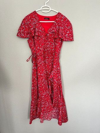 rotes Boohoo Kleid, Size 36