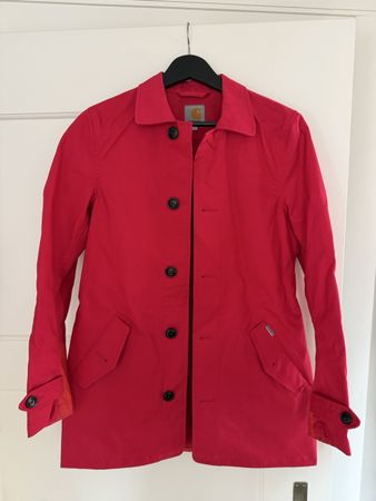 Damen Mantel Carhartt rot Grösse S neuwertiger Zustand