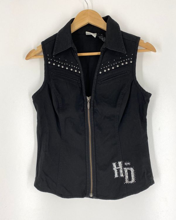 Gilet Harley-Davidson® Women's Biker Zip Leather Vest