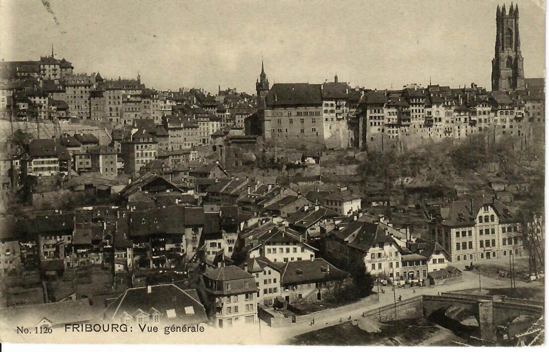 Cartoline postali: Fribourg 1907 – Usato da Hochdorf venduto da Ziegel-16