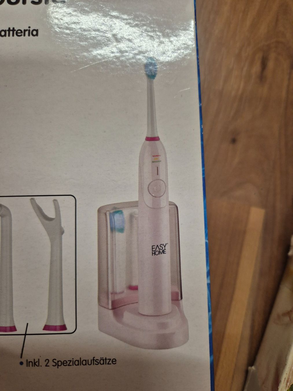 Zahnpflege: Akku-Schallzahnbürste EASY HOME, B17 – Neu und originalverpackt aus Schwarzenburg von Flamingo07