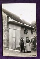 Couple devant fermette Ehepaar Postkarte um 1920 Carte poste