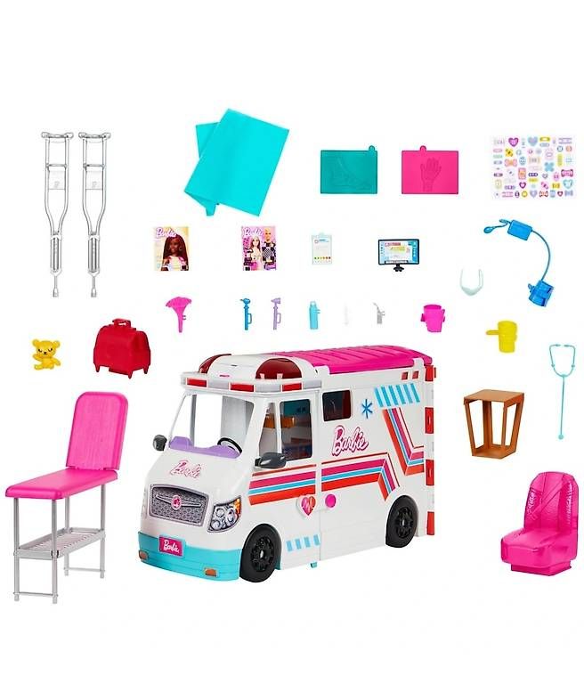 Spielzeuge: Barbie Krankenwagen – Gebraucht aus Rain von Hoeigoemper 4