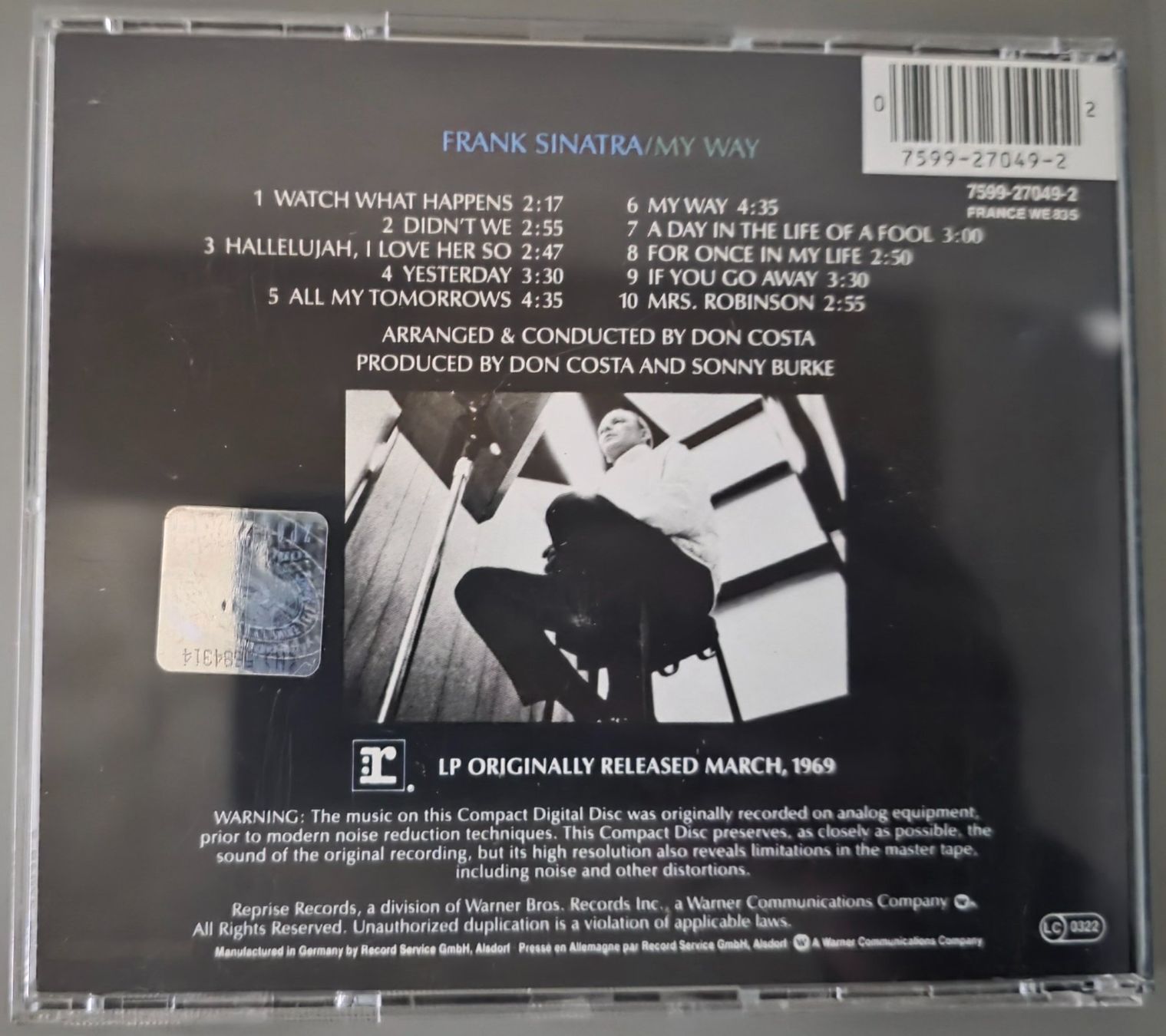 CD: Frank Sinatra CD – My Way – Usato da Root venduto da atelier22 2