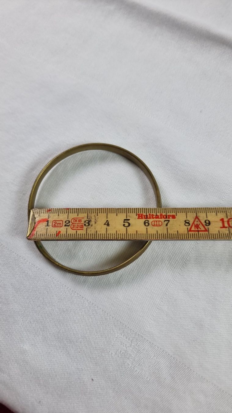 Bracciali & Braccialetti: Schicker Vintage Messing Armreif graviert 593 – Usato da Wald ZH venduto da Martin79 4