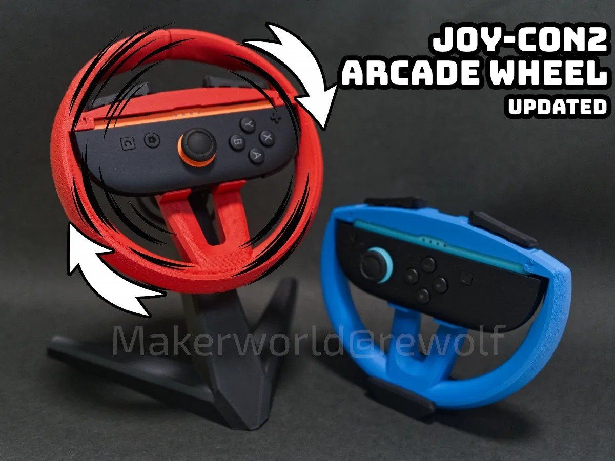 Nintendo Console: Nintendo Switch 2 Joy Con Steering Wheel – Nuovo e nell'imballaggio originale da Dietikon venduto da You_Want_We_Print