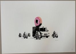 Banksy: Donut, Street Art,  XL-Version 149/150