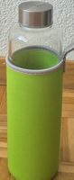 Glasflasche mit Neoprenhülle ca. 500ml neu