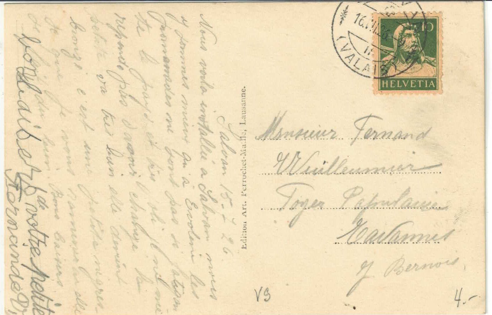 Cartes postales: Salvan et la Dent de Morcles – D'occasion à Ettingen par Kartenplanet 1