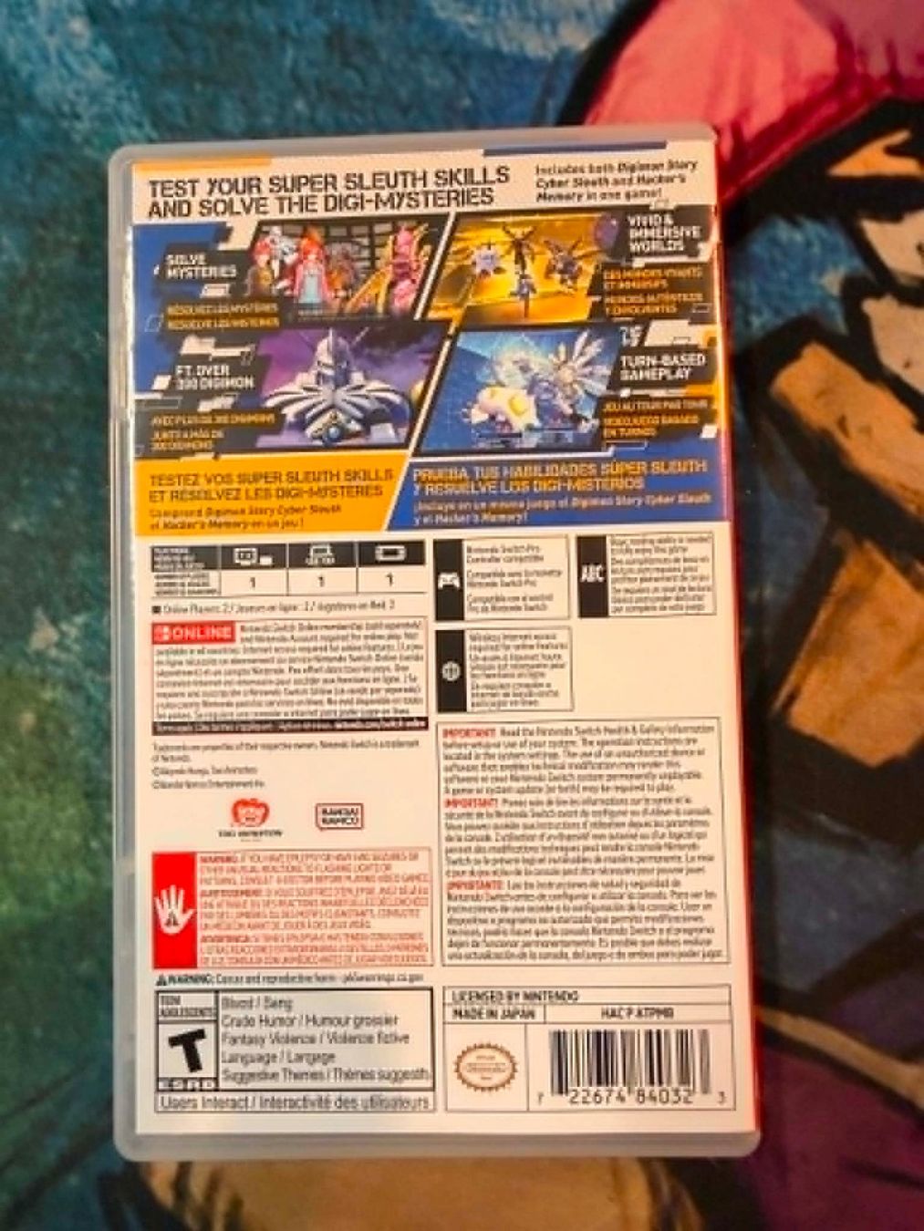 Nintendo Giochi: Digimon Story: Cyber Sleuth Nintendo Switch – Usato da Giubiasco venduto da Ticinerd 1