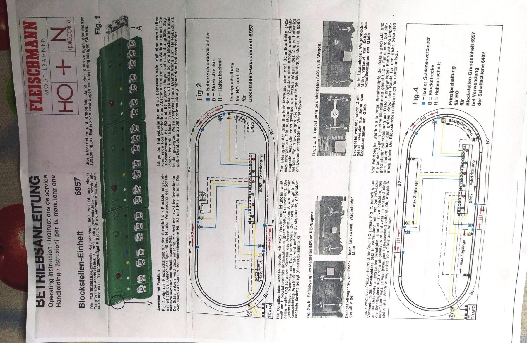 Fleischmann Modellini di ferrovie: Relais / Blockstelleneinheiten – Usato da Oensingen venduto da Helo19