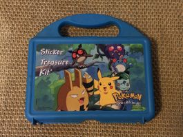 Boîte à stickers Pokémon Vintage 2000 bon état