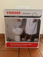 Toilettensitzerhöhung10 cm mit Deckel bis 150 kg