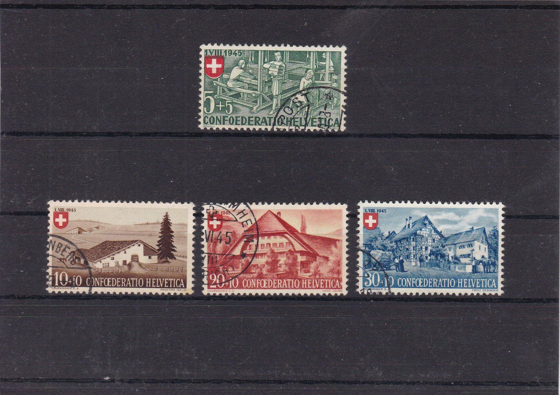 Tous les timbres: Bundesfeiermarken 1945 – D'occasion à Gretzenbach par Sikim