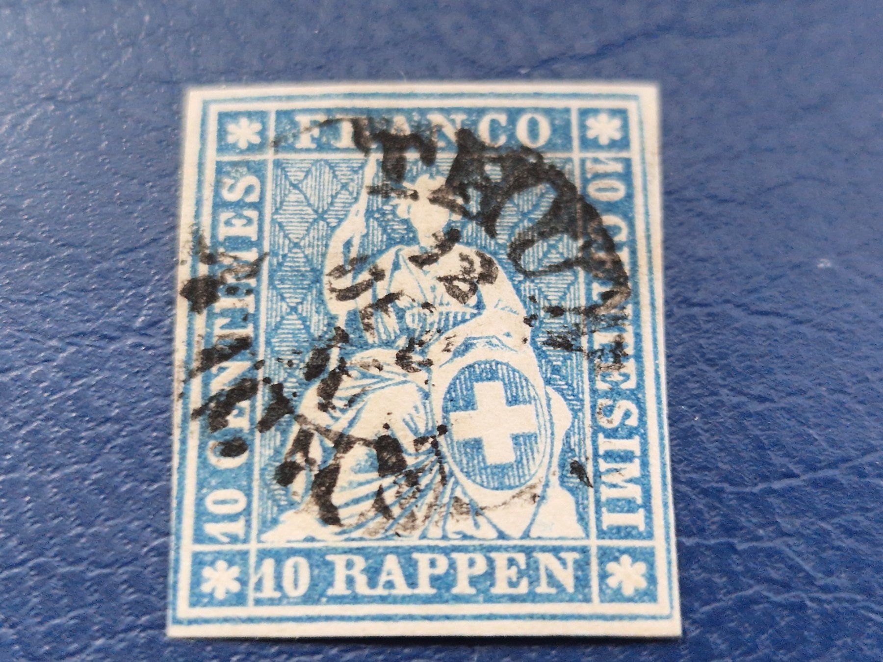 Tutti i francobolli: Strubel 23G, Thun, ab 1.- – Usato da Burgdorf venduto da Glossy01