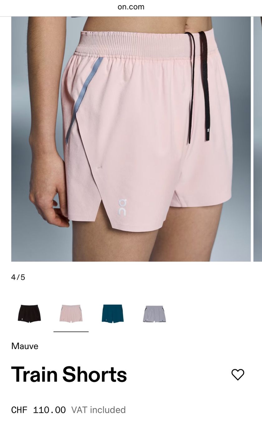 Hosen: Train shorts, On running – Neu und originalverpackt aus Anières von mar_q7wr