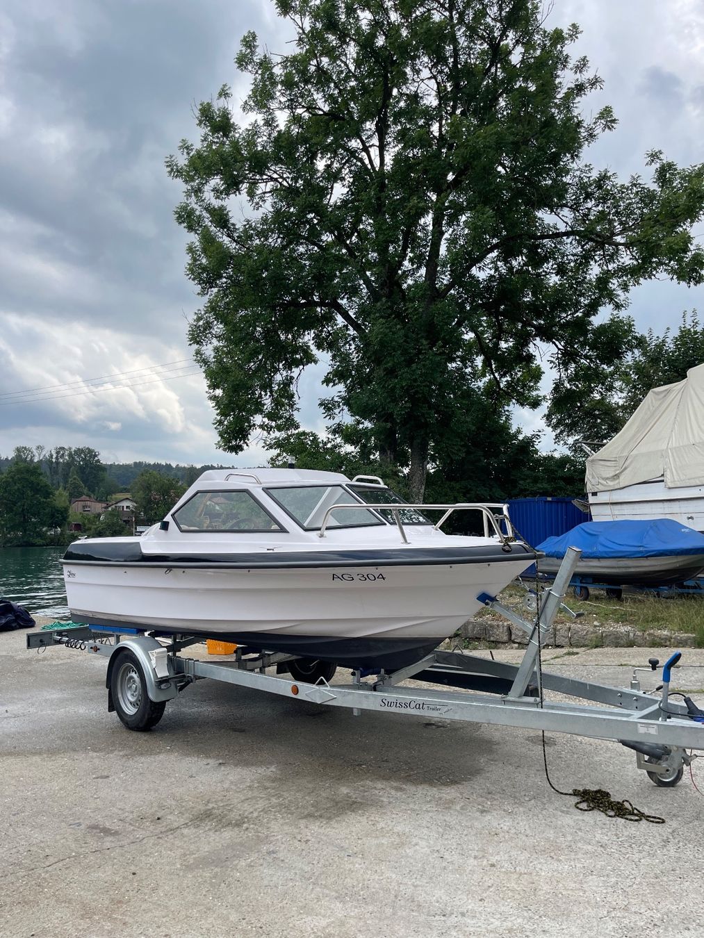 Barche: Motorboot Skibsplast mit Trailer und 8PS Honda – Usato da Solothurn venduto da Eduka72 2