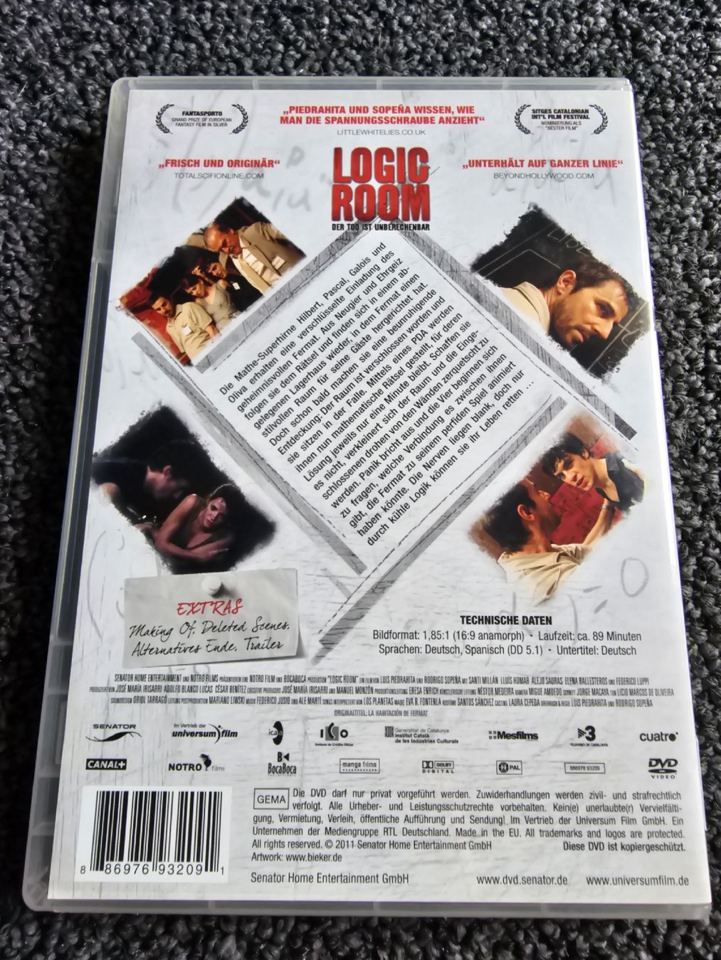 Tutti i DVDs: Spannender Thriller: Logic Room DVD(16135) – Usato da Ruswil venduto da jan_bxl5 1