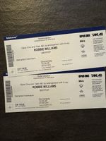 2 Tickets Robbie Williams Hallenstadion 10.09.26 Stehplatz