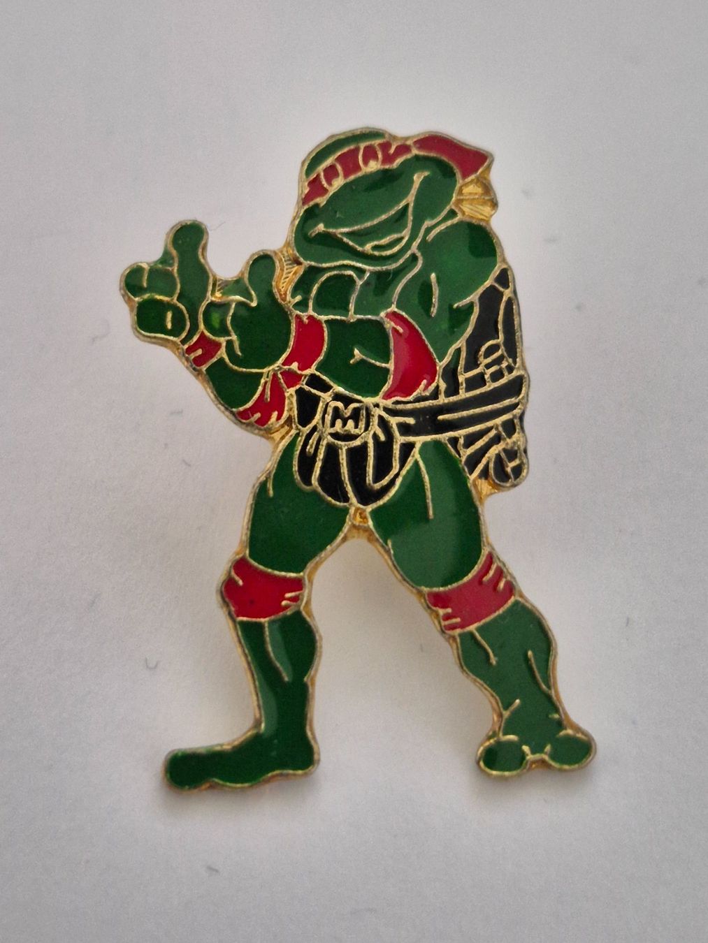 Plaketten & Abzeichen: alter NINJA TURTLES - Michelangelo   🐢    Pin – Gebraucht aus Niederweningen von Obson