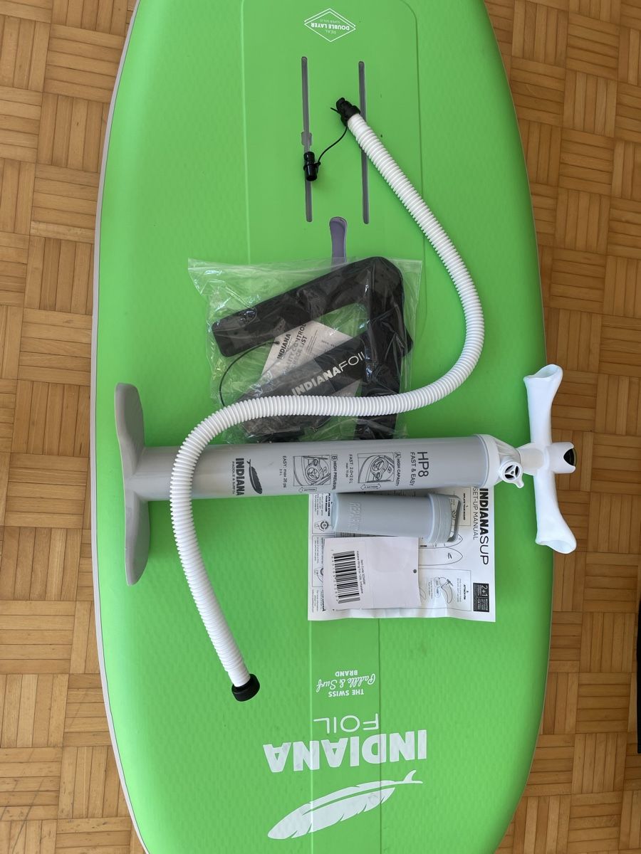 Indiana Tavole da surf e di nuoto: Wing Foil Board 129 Indiana inflatable  – Usato da Winterthur venduto da bsonic1 6