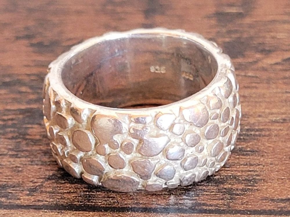 Bague Argent 925 Ganesh Assis Avec Cobra Sur Deux Côtés, 8.7g, Neuf Avec étiquettes