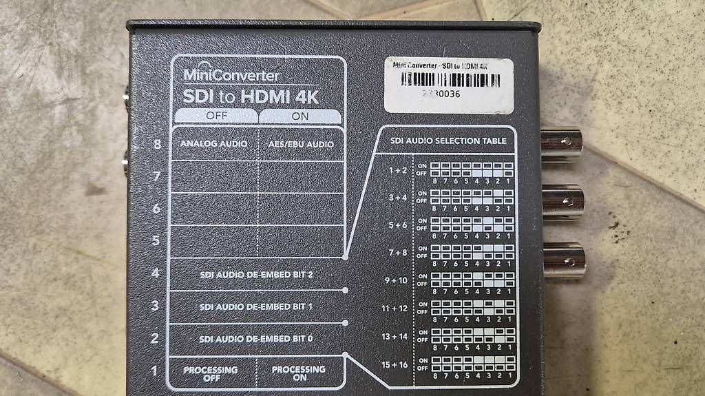 Blackmagic Convertitori: Blackmagic Mini Converter SDI to HDMI 4K – Usato da Hohenrain venduto da Sven848 1