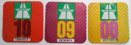 Vignetten 2008 - 2010 Autobahnvignetten 08 - 10 gebraucht
