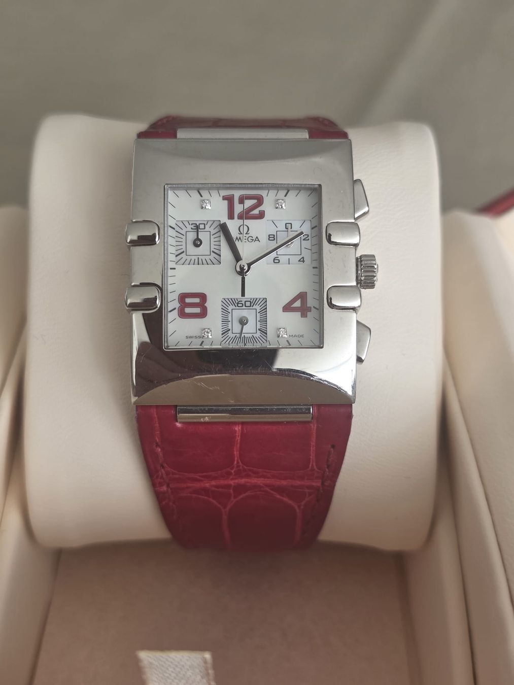 Omega Orologi: Omega Constellation QUADRA, Quarz – Usato da Untersiggenthal venduto da elisabeth076