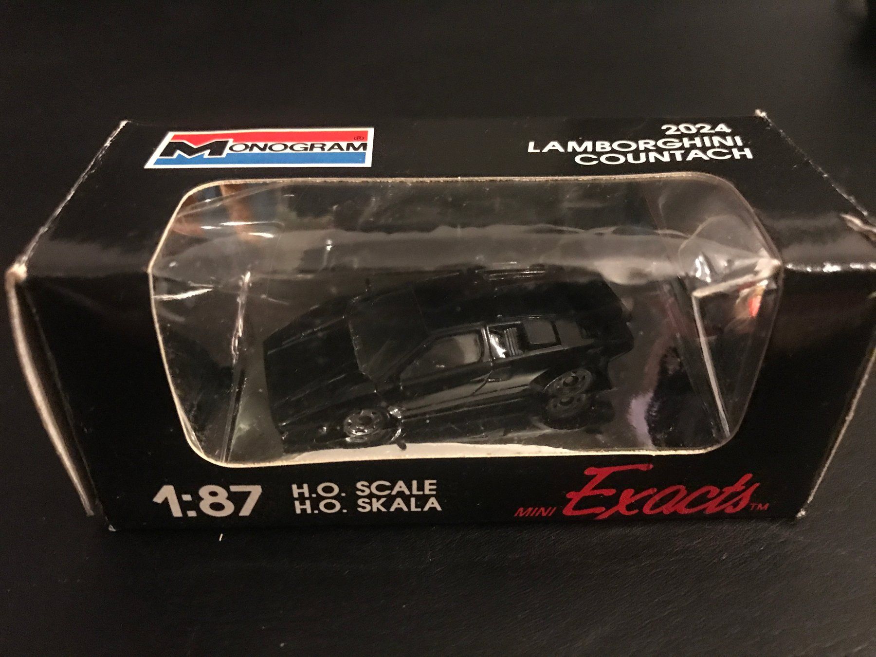 Modellini d'auto: Monogram Lamborghini Countach schwarz 1:87 OVP – Usato da Herisau venduto da dak66