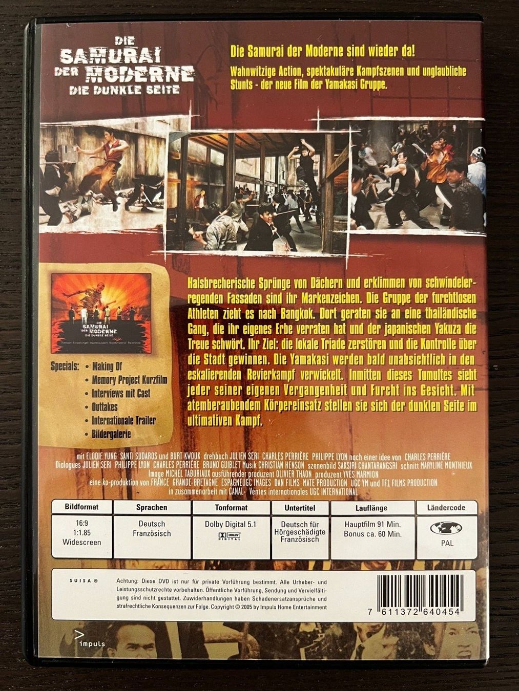 Alle DVDs: Die Samurai der Moderne - Die dunkle Seite – Gebraucht aus Zürich von FilmFreunde 1