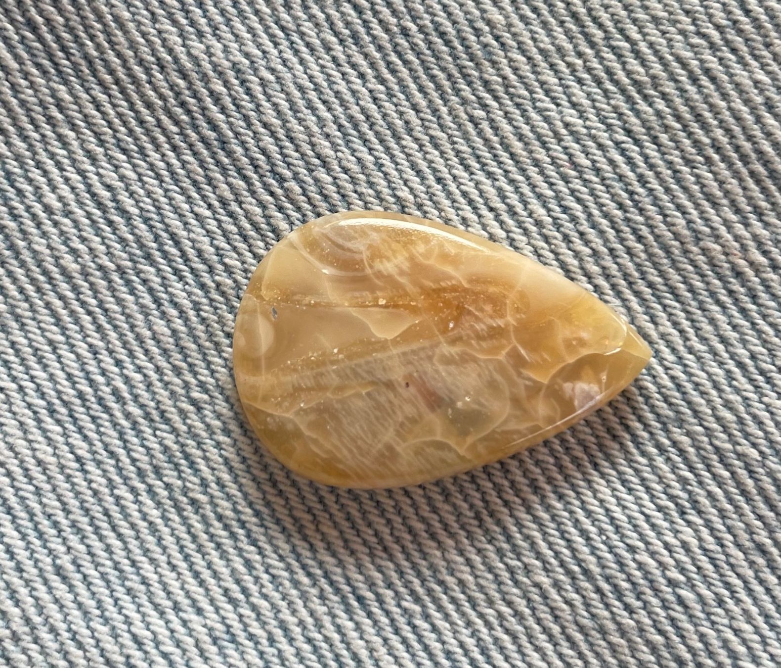 Minerali & Pietre curative: Opal Cabochon    aus Australien Einzelstück Gold - Farben – Nuovo e nell'imballaggio originale da Leuggern venduto da gemshow 2